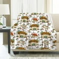thumbnail image 4 of Yibo Mushrooms Collections, Artist Mushrooms Wild Species Blankets for Boys and Girls, Ultral Soft Fleece Fungus Natural Organic Blankets Used for Bed, Sofa, Chairsfor Kids/Child, 4 of 9