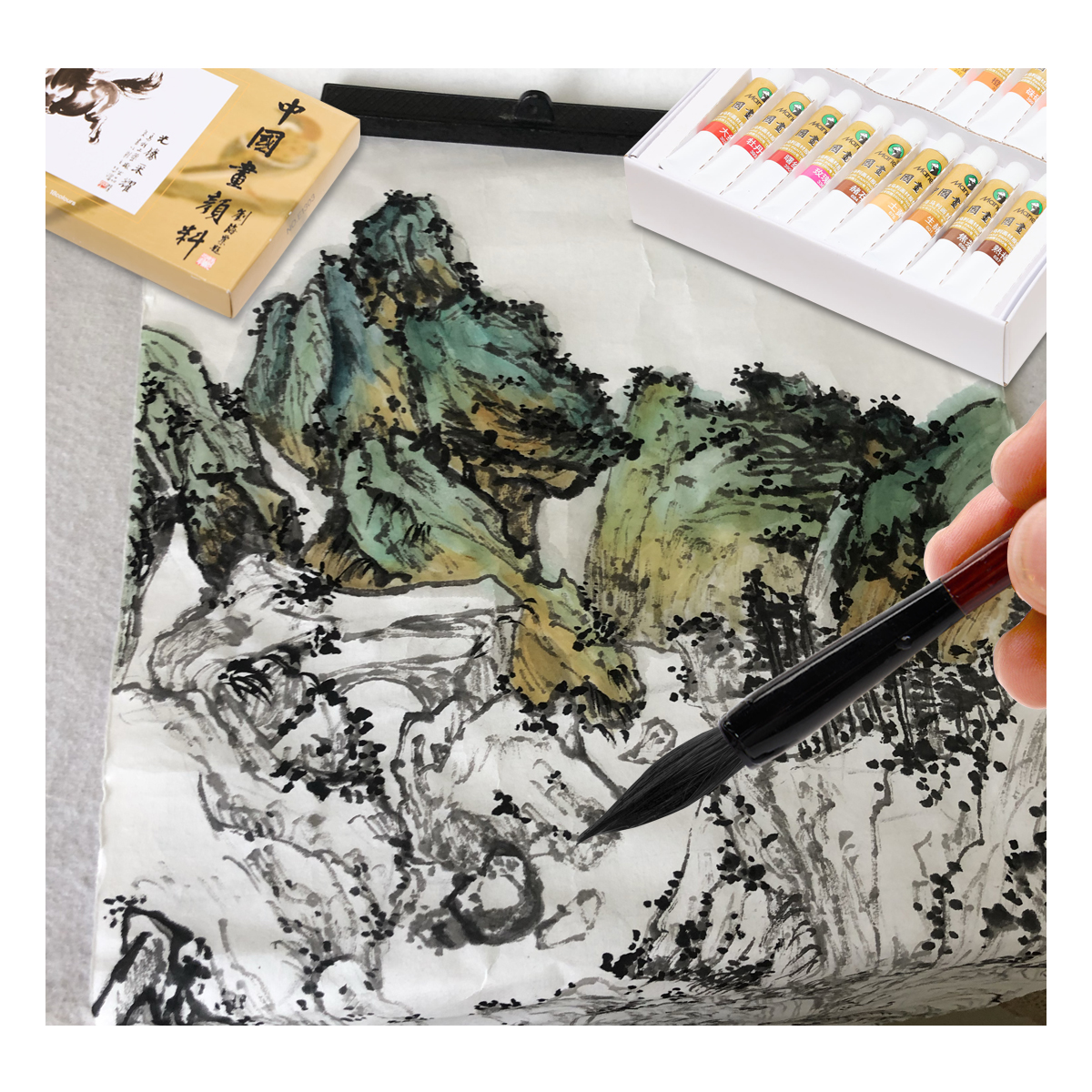 Marie's Artist Chinese Watercolor Paint Set - Professional Quality High Pigment for Vivid Color Mixing - 36 x 12 ml Tubes