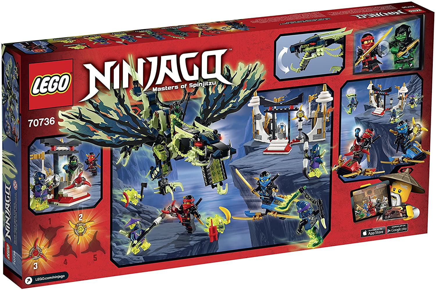 LEGO Ninjago 70736 Attack of the Morro Dragon Building Kit