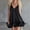 Black, variant on Homecoming Dress Breathable Regular Fit Interview Dress 2026 Summer Solid Color Sleeveless Ruffle Beach Dresses for Women Basic for Work and Weekend XS-XXXL