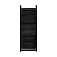 thumbnail image 2 of Fionafurn 4-Tier 44'' Ladder Shelf Bookshelf Bookcase Storage Display Plant Leaning Shelf Black, 2 of 11