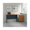 thumbnail image 5 of Series C Collection Desk Shell 66" x 29.38" x 29.88", Natural Cherry/Graphite Gray, 5 of 7