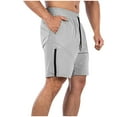 thumbnail image 5 of Mens Shorts Sports Shorts Summer Outdoor Breathable Shorts Fitness Sports Shorts Gray M, 5 of 5