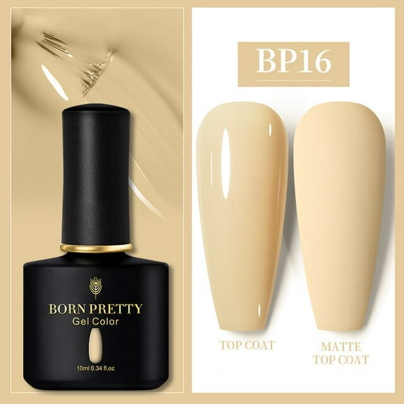 BORN PRETTY Vernis à Ongles Gel Tendance Été 10ml Rose Bleu Violet Gel UV LED Semi-Permanent Trempage 134 Couleurs