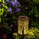 thumbnail image 2 of Farol solar impermeable IP65, recargable, para exteriores, lámpara de mesa LED de metal, decorativo, para patio, jardín, fiesta, patio, porche y camino., 2 of 5
