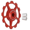 thumbnail image 1 of 11-17T Wheel Ceramic Bearing Pulley Road Bike Rear Derailleur Red12T, 1 of 9