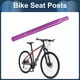 thumbnail image 3 of Publicaciones de asiento de bicicleta Unique Bargains 28.6x350mm tubo de asiento de bicicleta de aleación de aluminio púrpura ligero, 3 of 7