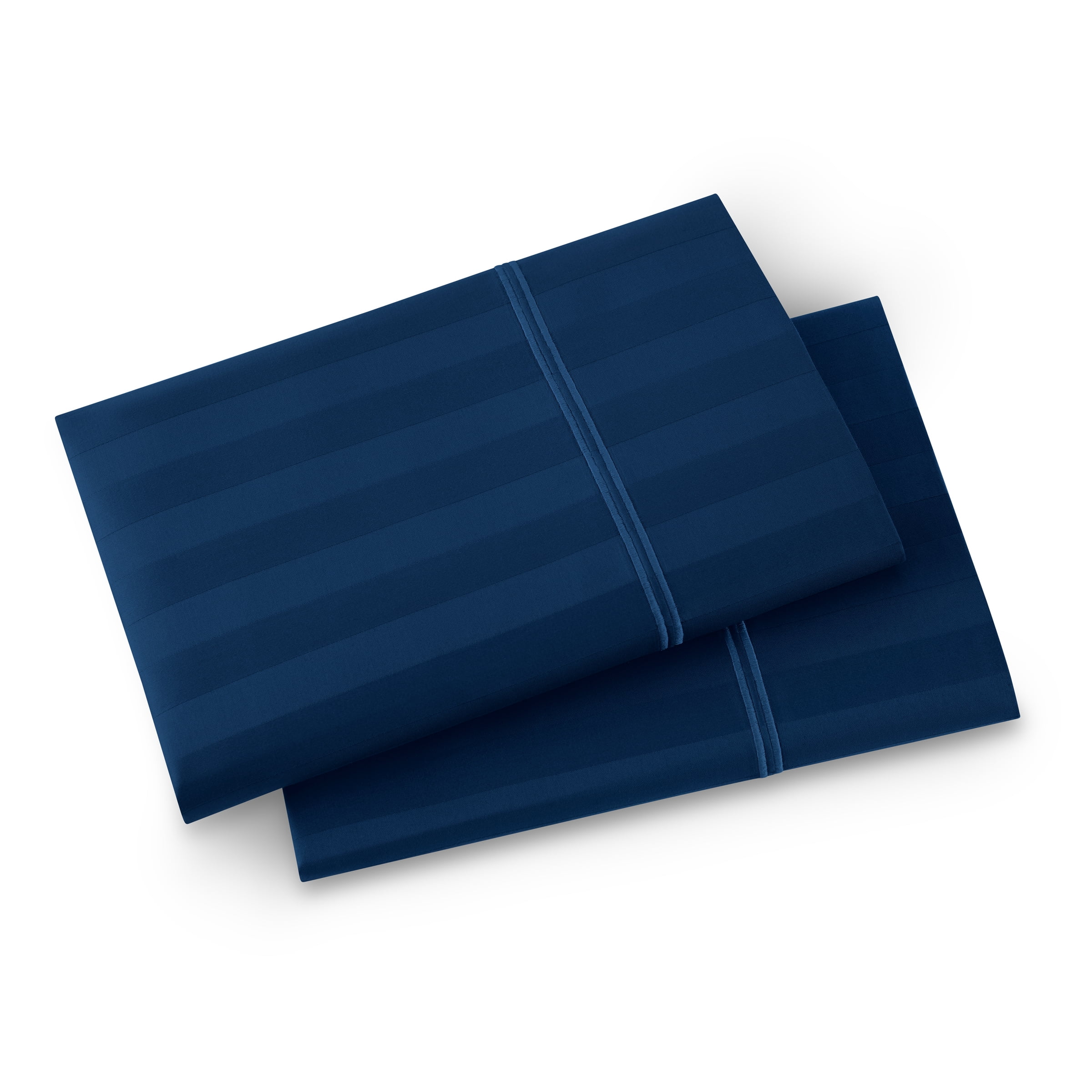 Wamsutta 1846 650 Thread Count Titan Stripe Egyptian Giza Cotton Sateen Pillow Cases, King (2 Count)