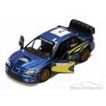 thumbnail image 2 of 2007 Subaru Impreza WRC #7, Blue - Kinsmart 5328D - 1/36 scale Diecast Model Toy Car (Brand New, but NOT IN BOX), 2 of 2