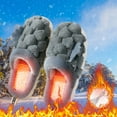 thumbnail image 4 of LOVEVER USB Heated Slippers Heated Feet Warmer Winter Office Heating Shoes Warm Plush Indoor Comfy Slippers  Smart Home Accessories, 4 of 5