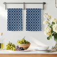 thumbnail image 3 of Navy Blue Morocco Kitchen Towels Set of 3, Modern Abstract Classic Geometric Absorbent Dish Towels for Kitchen, Microfiber Hand Towel, Quick Drying Tea Towel for Cleaning Decorative Dishcloths, 3 of 7