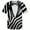 Color1, variant on QTAGTESS Tuxedo T-Shirt Zebra Print Shirt Fake Suit with Bowtie Tee