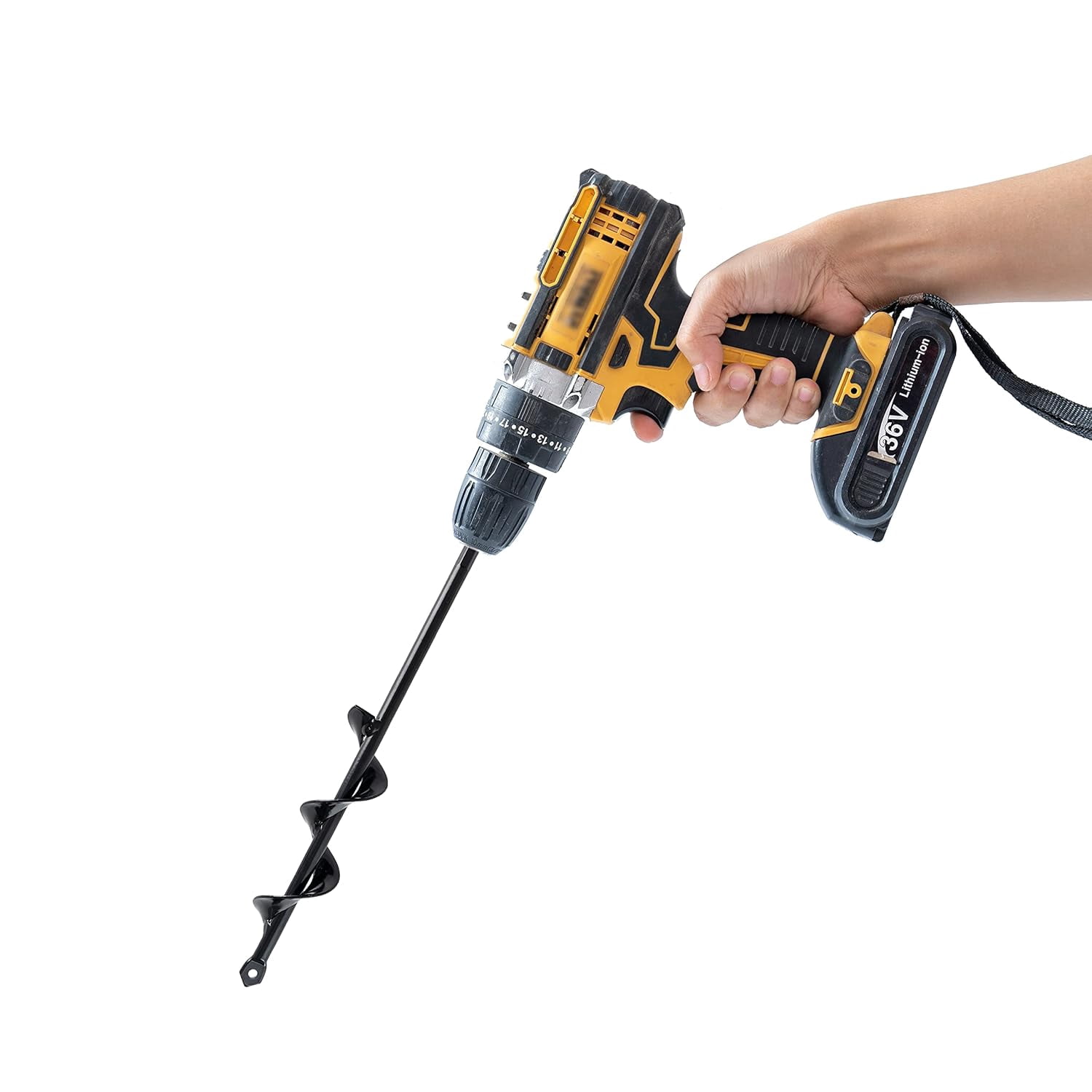 VASGOR Set 3 (1.6x12", 2.6x12", 3.5x12") Auger Drill Bit for Planting - Easy Planter Garden Auger - Bulb & Bedding Plant Augers - Posthole Digger for 3/8” Hex Drive Drill