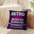 thumbnail image 4 of LALILO Throw Pillow Covers Retro Future Retro Neon Future Cushion Cover 18" x 18", 2 Pack, 4 of 6