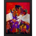 thumbnail image 2 of Stephen Chambers 19x24 Black Modern Wood Framed Wall Art Titled - Smokerman, 2 of 6