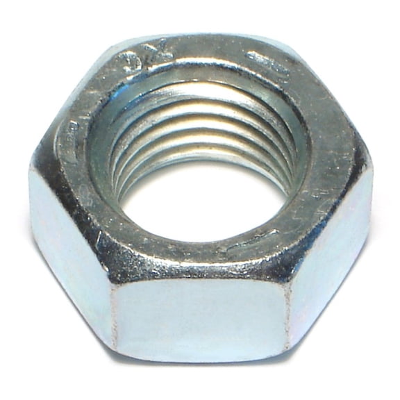 7/8"-9 Zinc Plated Grade 5 Steel Coarse Thread Hex Nuts HNS5-202