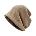 thumbnail image 2 of Women's Oversized Slouchy Knit Beanie, Extra Large Loose Winter Hat, Thickened Double Layer Cold Weather Cap for Big Head, Daily Casual Wear and Gift Coffee, 2 of 6