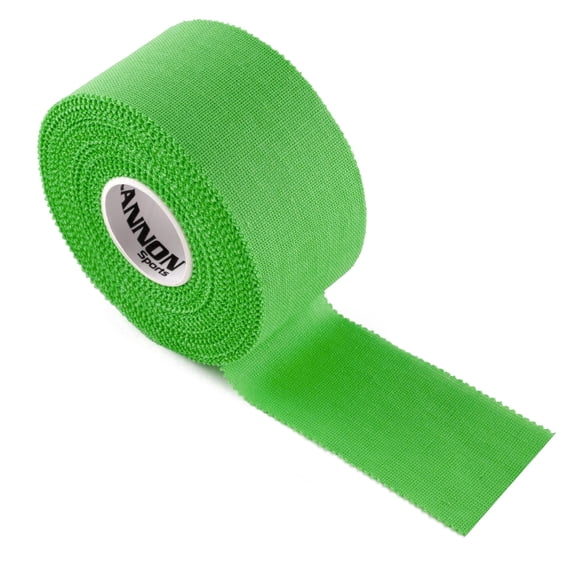 Cannon Sports Premium Athletic Tape - 1.5” x 45 Feet Per Roll - Easy Tear, No Sticky Residue, Very Strong, Hypoallergenic and Latex Free- Ideal for Sprains, Strains, First Aid – 1 Roll (Green)
