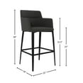 thumbnail image 2 of Williamsburg Tabouret de Bar Moderne Rembourré (25 Pouces/ 29 Pouces), 2 of 2