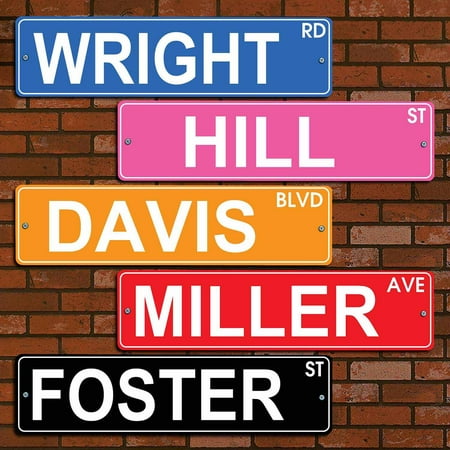 Player Street Sign - Personalized Colorful Street Sign