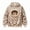 Z-Beige, variant on TGPMGRZ Leopard Print Hoodies, Oversized Hooded Sweatshirt with Pocket Front Carry Pouch for Cats Dogs