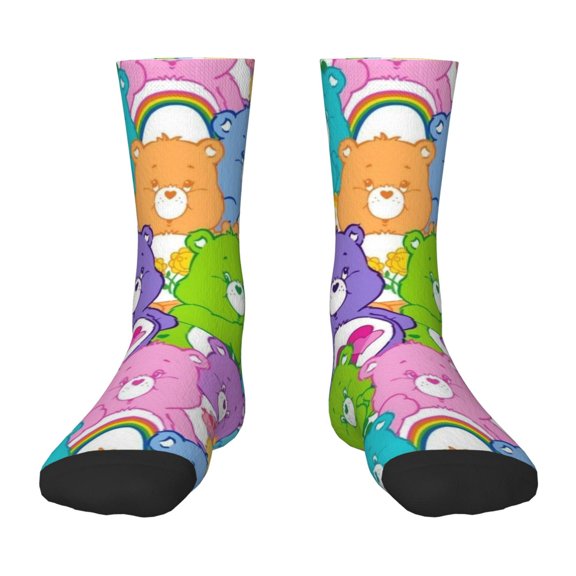 Care Bears Novelty Crew Socks Casual Socks Mid Calf Socks For teen boy girls