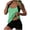 Mint Green, variant on Horkkom Tankini Swimsuits for Women Two Piece Summer Beach Bathing Suits Slim Swim Suits with High Waisted Short L