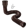 thumbnail image 3 of yotijay Gutter Downspout Spout Extension Universal Rainwater Drainage Connector Flexible brown, 3 of 9