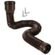 thumbnail image 4 of 2 Extensiones De Bajante Para Canaletas De Lluvia De 18,5 A 59 Pulgadas, Desviador Para Drenaje De Agua De Lluvia, 4 of 8