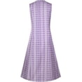 thumbnail image 5 of Wkishenl Casual Summer Dresses for Women Stripe Button V Neck Sleeveless Long Dress Vacation Beach Party Sundress with Pocket XX-Large Purple, 5 of 7