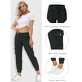 thumbnail image 2 of Pantalones cargo MoFiz para mujer, ligeros, para senderismo al aire libre, color gris oscuro, talla M, 2 of 7