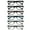 Black / Brown / Blue / Gray - 6 Pairs, variant on OPULIZE PEP Reading Glasses 6 Pack - Classic Everyday Rectangular Frame - Spring Hinges Scratch Resistant - Black - Mens Womens - RRRRRR92-1 - +2.50