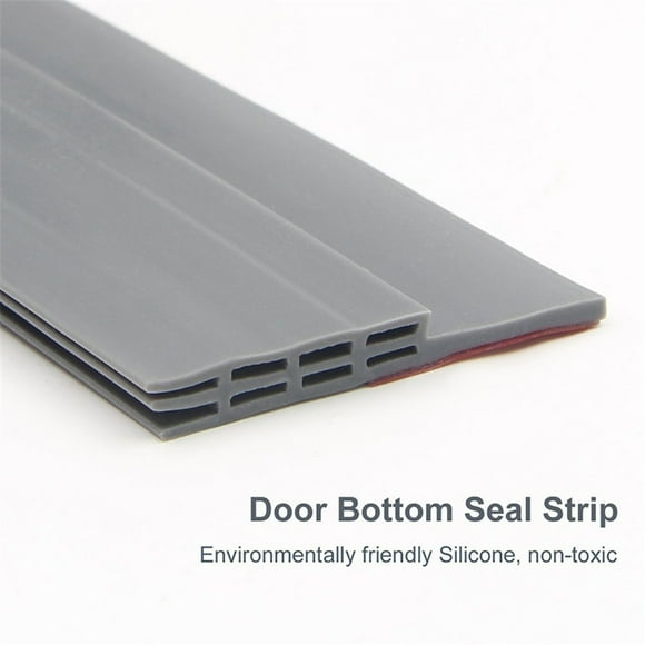Sealing Strip 2 for Doors – Under Door Stopper and Weather Seal for Bottom Sweep Stripping and – Durable Door Weather Strip for Enhanced Insulation and Quiet Operation