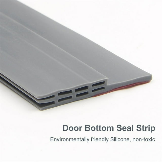 Bande d'Étanchéité pour Portes et Fond, Butée de Balayage de Porte, Protection de Dégagement sous Récurage, Joint de Porte pour Applications Intérieures et Extérieures