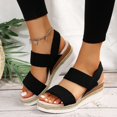 thumbnail image 2 of Mepaouo Women's Cork Espadrille Platform Sandals Arch Support Strappy Wedge Summer Walking Shoes, 2 of 6