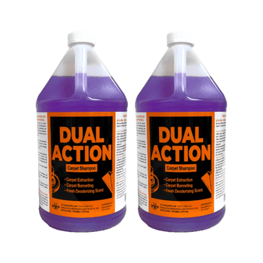 JANILINK Dual Action Carpet & Bonnet Shampoo, Deodorizing, Carpet Extraction, 1 Gal (Pack of 2)