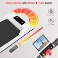 thumbnail image 3 of Tomile Foldable Treadmill 300 lb capacity, Walking Pad for Home, White, 3 of 5