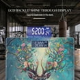 thumbnail image 3 of High Precision Body Weight Scale Smart Bathroom Scales with Large LCD Display(400lbs),Decorative for Bedroom-Beautiful Deer With Antlers Covered In Flowers, 3 of 4