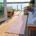 thumbnail image 6 of Addison Rugs Chantille Indoor/Outdoor Transitional Lines Pink Washable Runner Rug, 2'3" x 7'6", 6 of 6