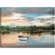 thumbnail image 1 of Cuadro Decorativo - Bote de remos junto al lago Jr  Impresión en canvas, estrechado, 1 of 2