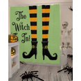 thumbnail image 4 of Halloween Witch Boots Green Shower Curtain Set ，Waterproof Fabric Shower Curtains Shower Curtains for Bathroom,Bathroom Decor 72"x84", 4 of 6