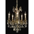 thumbnail image 3 of Elegant Lighting Rosalia 18" 5 Light Elements Crystal Chandelier, 3 of 3