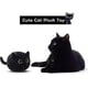 thumbnail image 4 of Black Cat Plush Toys, Adorable Cat Stuffed Animal Plush For Kids, 3 Pack, 4 of 5
