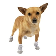 Vibrant Life Gray Stripe Socks for Dogs, Medium/Large
