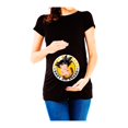 thumbnail image 1 of Camiseta Dragon Ball Goku Pregnant Negra Unisex, 1 of 1