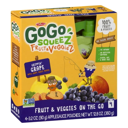 UPC 848860000149 product image for GoGo squeeZ Fruit&VeggieZ Swt Potato Grape 3.2oz 4PK | upcitemdb.com