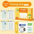 thumbnail image 3 of Lksixu Toddler Toys Educational Baby Toys Pen Control Training Book Kindergarten Rewritable Paper Funny Children's Early Education Entry Basic Practice Calligraphy Pen Practice Card 2ml Learning Toys, 3 of 4