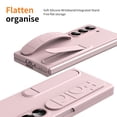 thumbnail image 3 of for Samsung Galaxy Z Fold 6 Case, Stylish Wristband Kickstand Silicone Screen Protector Drop Protective Skin-Friendly Shockproof Folding Case Cover for Samsung Galaxy Z Fold 6, Pink, 3 of 7