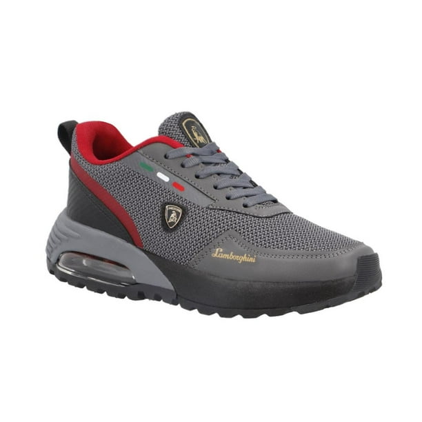 Tenis Hombre Lamborghini Caballero Comodos Ligeros Deportivos gris 25  Lamborghini 7914