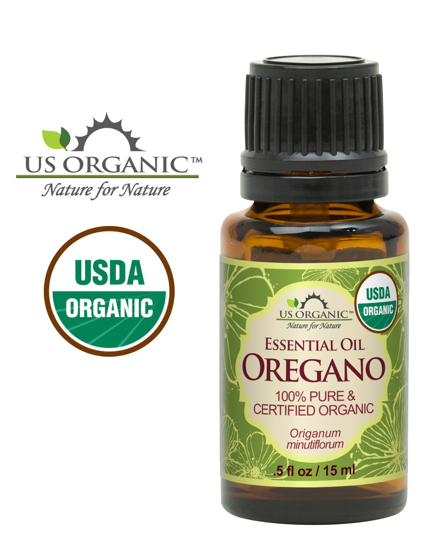 US Organic Oregano Essential Oil, 100% Pure Certified USDA Organic